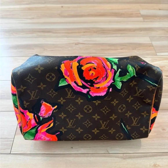 Louis Vuitton X Stephen Sprouse Roses Limited Edition Speedy 30 - Picture 9 of 16